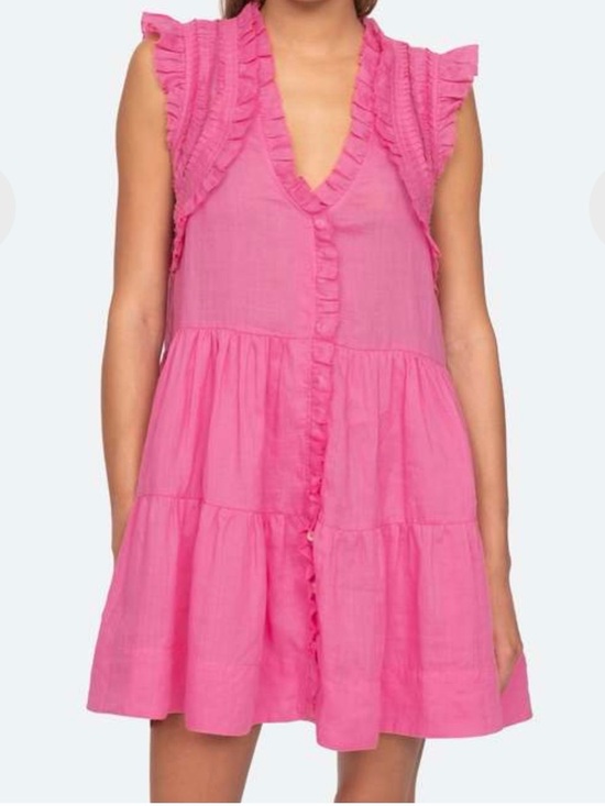 Sea Dresses & Skirts - Sea NY smocked flutter sleeve dress